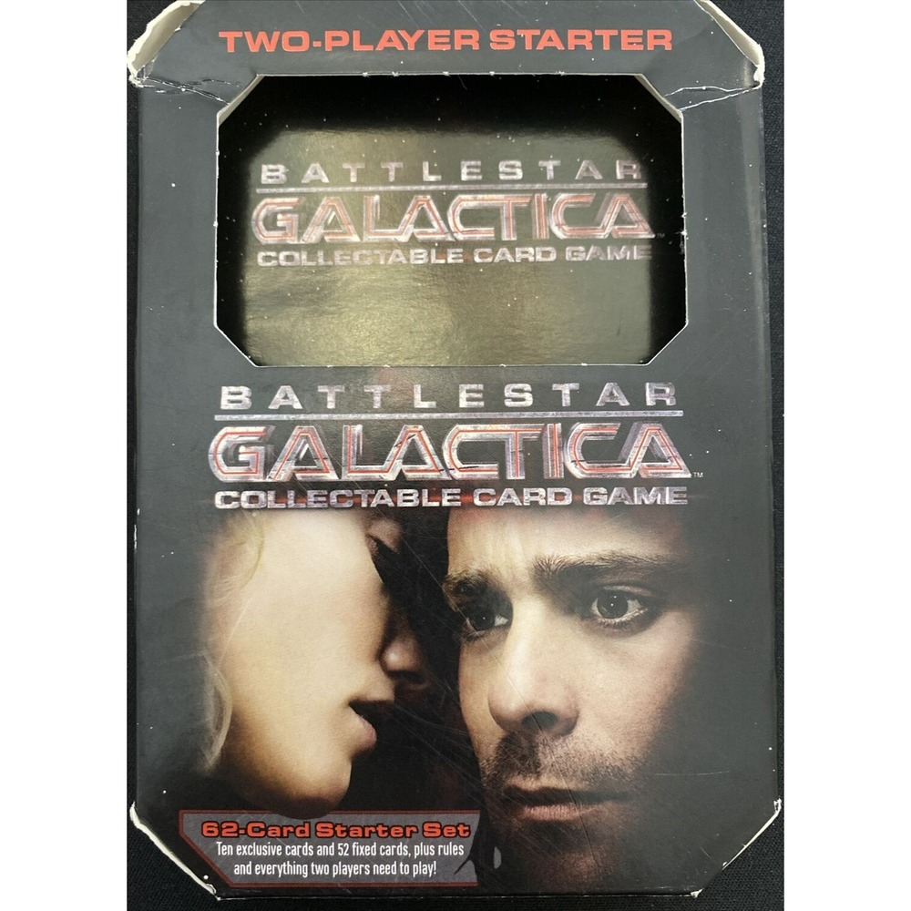 WizKids Battlestar Galactica CCG Starter Pack Unisex OS New 62-Card Set 2006